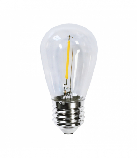 Żarówka Filamentowa do girland LED 0,5W ST45 E27, Ciepła 2700K, 40 lm, Eko-Light EKZF8123