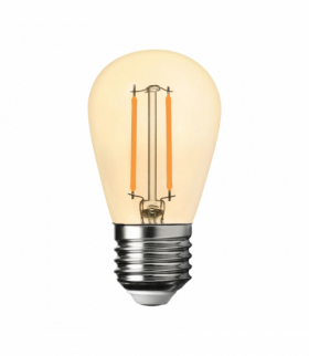 Żarówka Filamentowa do girland LED 1W ST45 E27 Amber, Ciepła 2700K, 70 lm, Eko-Light EKZF8262