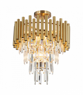 Lampa sufitowa MADISON GOLD 9xE14, Milagro ML8806