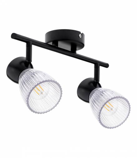 Lampa sufitowa BEST BLACK 2xE14, Milagro ML9971
