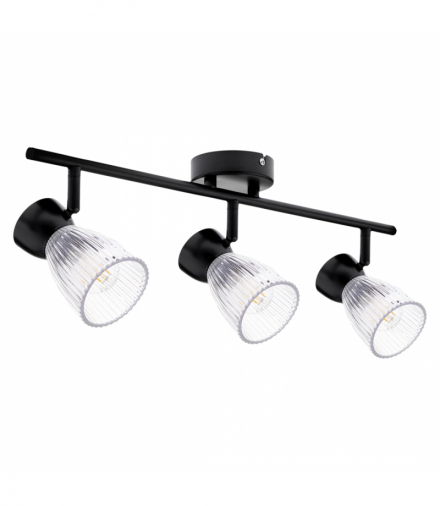 Lampa sufitowa BEST BLACK 3xE14, Milagro ML9972