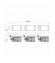 VERTICAL WHITE SPOT 3xGU10, Milagro ML0306