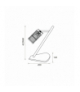 VERTICAL WHITE LAMPKA GABINETOWA 1xGU10, Milagro ML0309