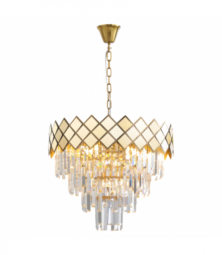 Żyrandol CARISMA GOLD 9xE14, Milagro ML8892