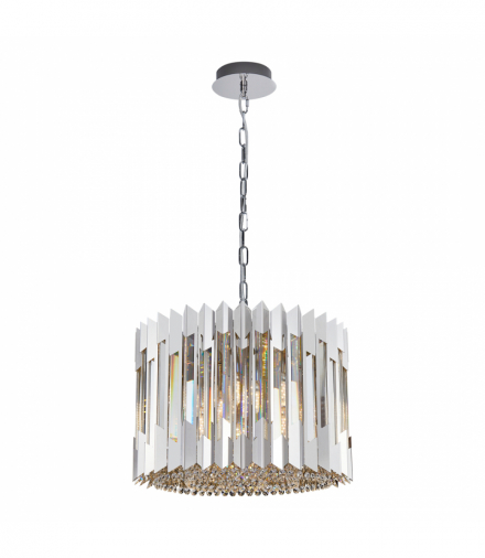 Żyrandol RITZ CHROME 7xE14, Milagro ML0394