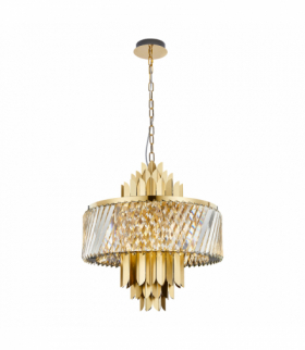 Żyrandol MARGOT GOLD 9xE14, Milagro ML0409