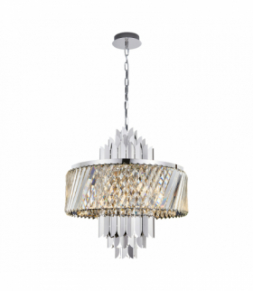 Żyrandol MARGOT CHROME 9xE14, Milagro ML0410