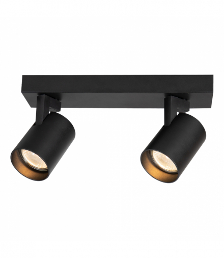 Oprawa Volf Spot Czarny 2xGU10, Milagro ML0678
