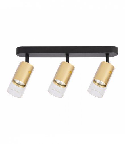 Oprawa Ricky Spot Złoty 3xGU10, Milagro ML0692
