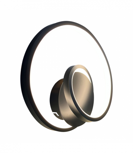 Kinkiet LUCERO BLACK 13W LED, 4000K, 1000lm, Milagro ML1049