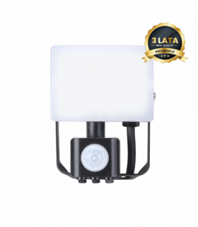 Naświetlacz LED 10W PIR, 5000K, 950 lm, Eko-Light EKN9017