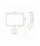 Naświetlacz LED 10W PIR, 5000K, 950 lm, Eko-Light EKN9017