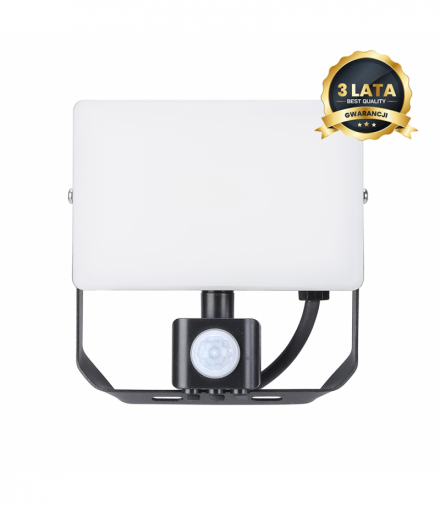 Naświetlacz LED 30W PIR, 5000K, 3000 lm, Eko-Light EKN9019