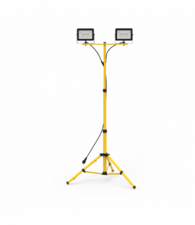 Naświetlacz roboczy Led na Statywie Bobby 2x50W, Neutralna 4000K, 2 x 4300 / 5000lm, Eko-Light EKNS0455