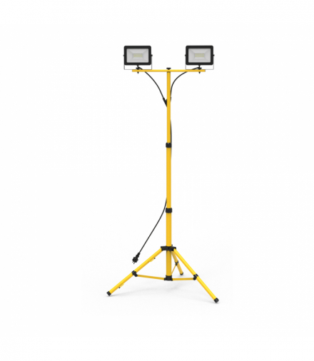 Naświetlacz roboczy Led na Statywie Bobby 2x50W, Neutralna 4000K, 2 x 4300 / 5000lm, Eko-Light EKNS0455
