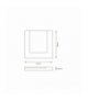 CAPRI BLACK Barwa Neutralna 4000k, 15 lm, Eko-Light EKS641