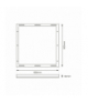 Ramka Aluminiowa 60x60 Backlit, Eko-Light EKP0244
