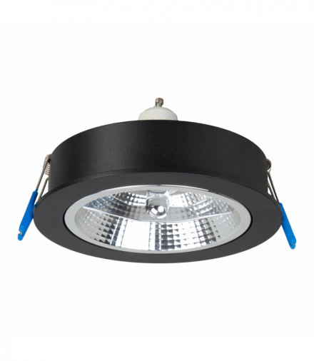 Oprawa podtynkowa Redondo Czarny 1xAR111 GU10, Milagro ML1076