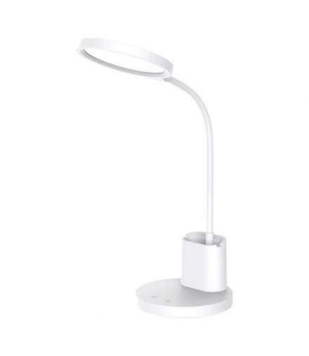 Lampka biurkowa SCUOLA WHITE 5W LED, 3000K÷6000K, 500lm, Milagro ML1016