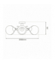 Lampa sufitowa OSLO 3xE27, Milagro ML1273