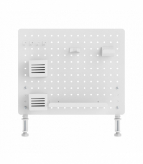 Tablica na biurko, organizer na przybory Pegboard PG1 Biały, szybki montaż do blatu, LVN Levano System LV0154