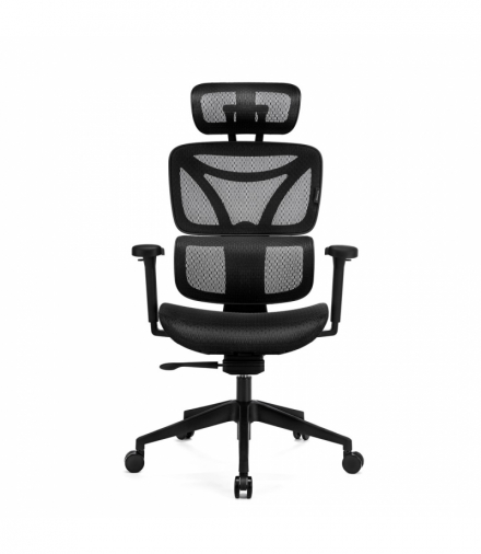 Fotel ergonomiczny Control Series Czarny, LVN Levano System LV0654