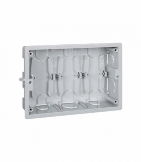 Puszka podtynkowa CIMA PRO 6×K45 szary SBM350