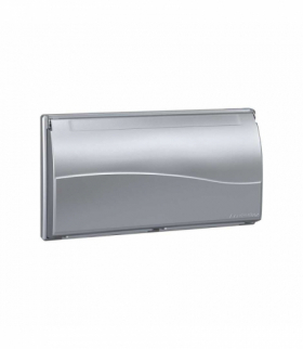 Ramka obudowy z pokrywą CIMA PRO 8×K45 aluminium SBMT402/8