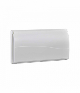 Ramka obudowy z pokrywą CIMA PRO 8×K45 czysta biel SBMT402/9