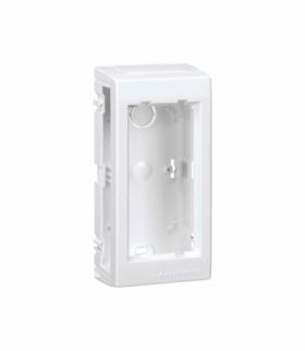 Obudowa natynkowa bez pokryw bocznych CIMA PRO 2×K45 czysta biel SBC150/9