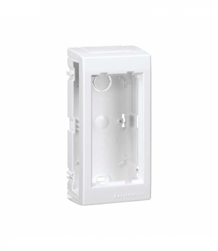Obudowa natynkowa bez pokryw bocznych CIMA PRO 2×K45 czysta biel SBC150/9