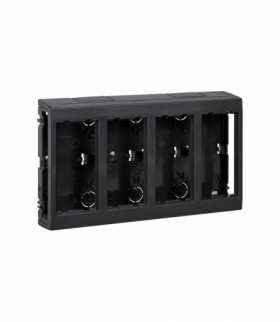 Obudowa natynkowa bez pokryw bocznych CIMA PRO 8×K45 szary grafit SBC450/14