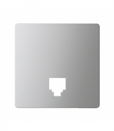 Pokrywa gniazda telefonicznego aluminium 82062-63