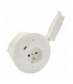 Gniazdo meblowe zest 1x250V typ E + ładowarka USB typ C szybkozłącza biały Simon480 48310E10E000000-33