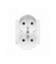 Pokrywa gniazda wtyczkowego podwójnego do SGZ2CM Antybakteryjny Biały mat Simon55 TGZ2MZP/AB111