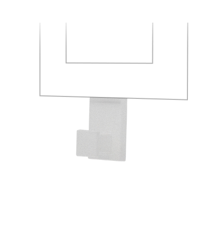 Wieszak pojedynczy - pasuje do ramek Line Aluminium mat Simon55 TRLW/143