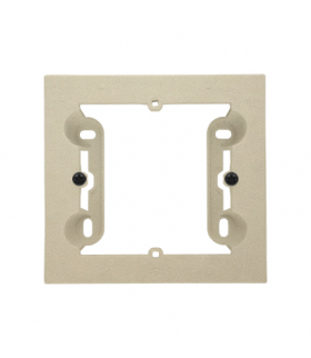 Puszka natynkowa 1-krotna do ramek LINE i DUO. Wyokość 40mm Szampański mat Simon55 TPN1/144