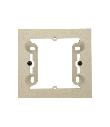Puszka natynkowa 1-krotna do ramek LINE i DUO. Wyokość 40mm Szampański mat Simon55 TPN1/144