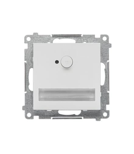 Oprawa oświetleniowa LED 230 V z czujnikiem ruchu 1,23 W. Barwa ciepła biała 3100 K Jasnoszary mat Simon55 TOSC3K.01/114