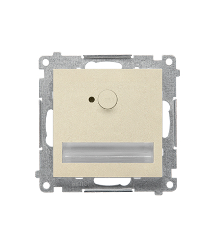 Oprawa oświetleniowa LED 230 V z czujnikiem ruchu 1,23 W. Barwa ciepła biała 3100 K Szampański mat Simon55 TOSC3K.01/144