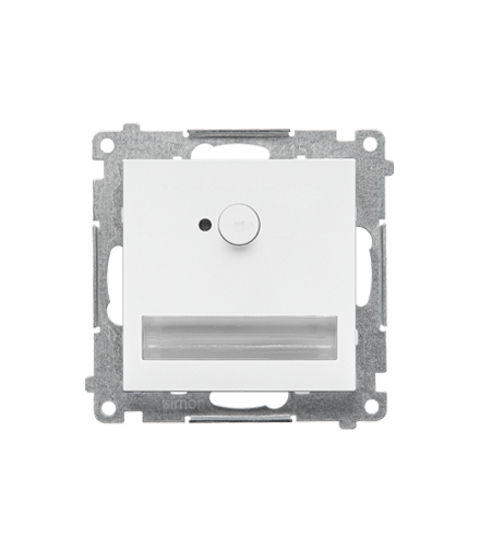 Oprawa oświetleniowa LED 230 V z czujnikiem ruchu 1,2 W. Barwa neutralna 4200 K Biały mat Simon55 TOSC4K.01/111