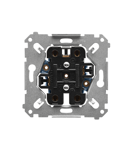 Gniazdo wtyczkowe podwójne z uziemieniem mechanizm 16 A, 250 V, szybkozłącza Simon 55 Simon55 SGZ2CM