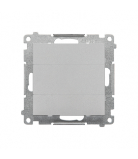 Zaślepka ramki moduł. Mocowanie za pomocą łapek lub wkrętów Aluminium mat Simon55 TPS.01/143