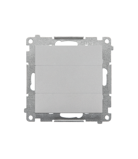 Zaślepka ramki moduł. Mocowanie za pomocą łapek lub wkrętów Aluminium mat Simon55 TPS.01/143