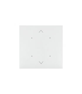 Klawisz pojedynczy z piktogramem rolety pojedynczej do produktów elektronicznych Biały mat Simon 55 Simon55 TKE11/111