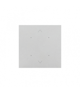 Klawisz pojedynczy z piktogramem rolety pojedynczej do produktów elektronicznych Aluminium mat Simon 55 Simon55 TKE11/143