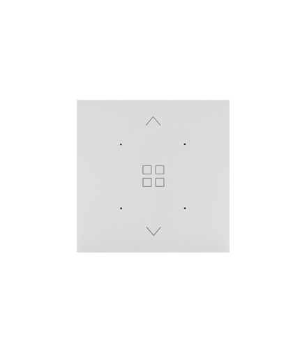 Klawisz pojedynczy z piktogramem grupy rolet do produktów elektronicznych Jasnoszary mat Simon 55 Simon55 TKE13/114