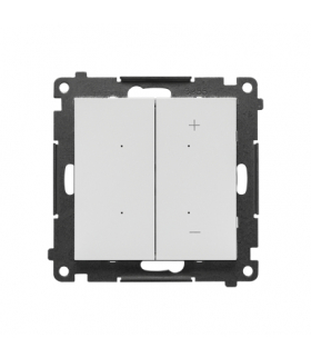 DIMMER – Ściemniacz do LED ściemnialnych, klawiszowy moduł Jasnoszary mat Simon55 TESL1W.01/114