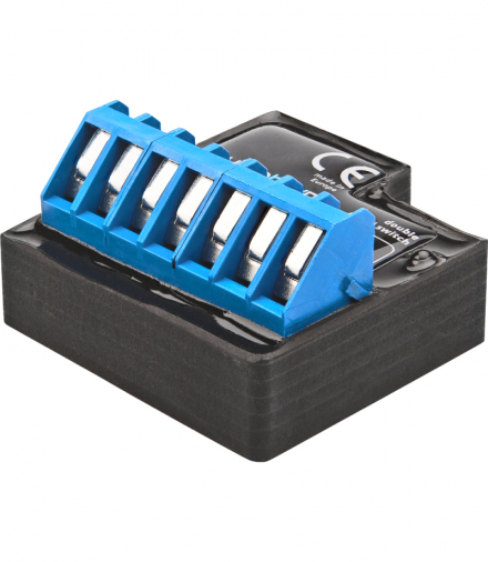 Sterownik do urządzeń i oświetlenia podwójny, dopuszkowy, sterowany smartfonem [Wi-Fi] Simon55 EW2W