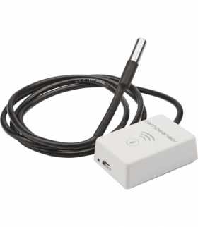 Czujnik temperatury od -55 do 125 stopni Celsjusza z roczną historią i interaktywnym wykresem, natynkowy, sterowany smartfonem [Wi-Fi] Simon55 ECT1W